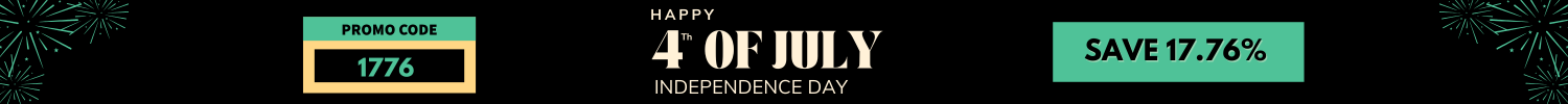 Gunalight- website banner 4th of July Sale 2025 use coupon code 1776 to save 17.76% off of Gunalight!